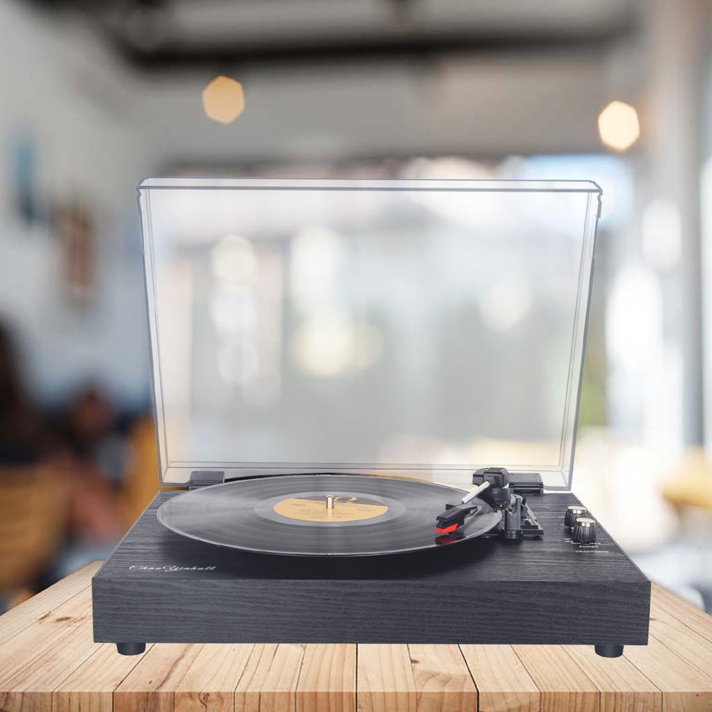 Records Turntable Record Player Built in Speakers Vintage Gramophone 3 Speed BT5.0 AUX in 3.5mm Output