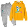 2026 New Children's Sportswear Set-Boys' Girls' Hooded Sweatshirt Pants Set (3-13 Years Old) Top+Bottom Clothing Brand Apparel
