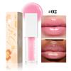 Shimmer Lip Oil Tinted for Fuller Lip Effect, Collagen Lip Gloss, Moisturizing Lip Care Extreme Volume Lip Essence Lips Enhancer