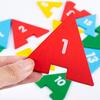 1 Set Interesting Pairing Shape Color Number Cognition Lightweight Dinosaurs Find Law Preschool Blocks Toy Kindergarten Toys