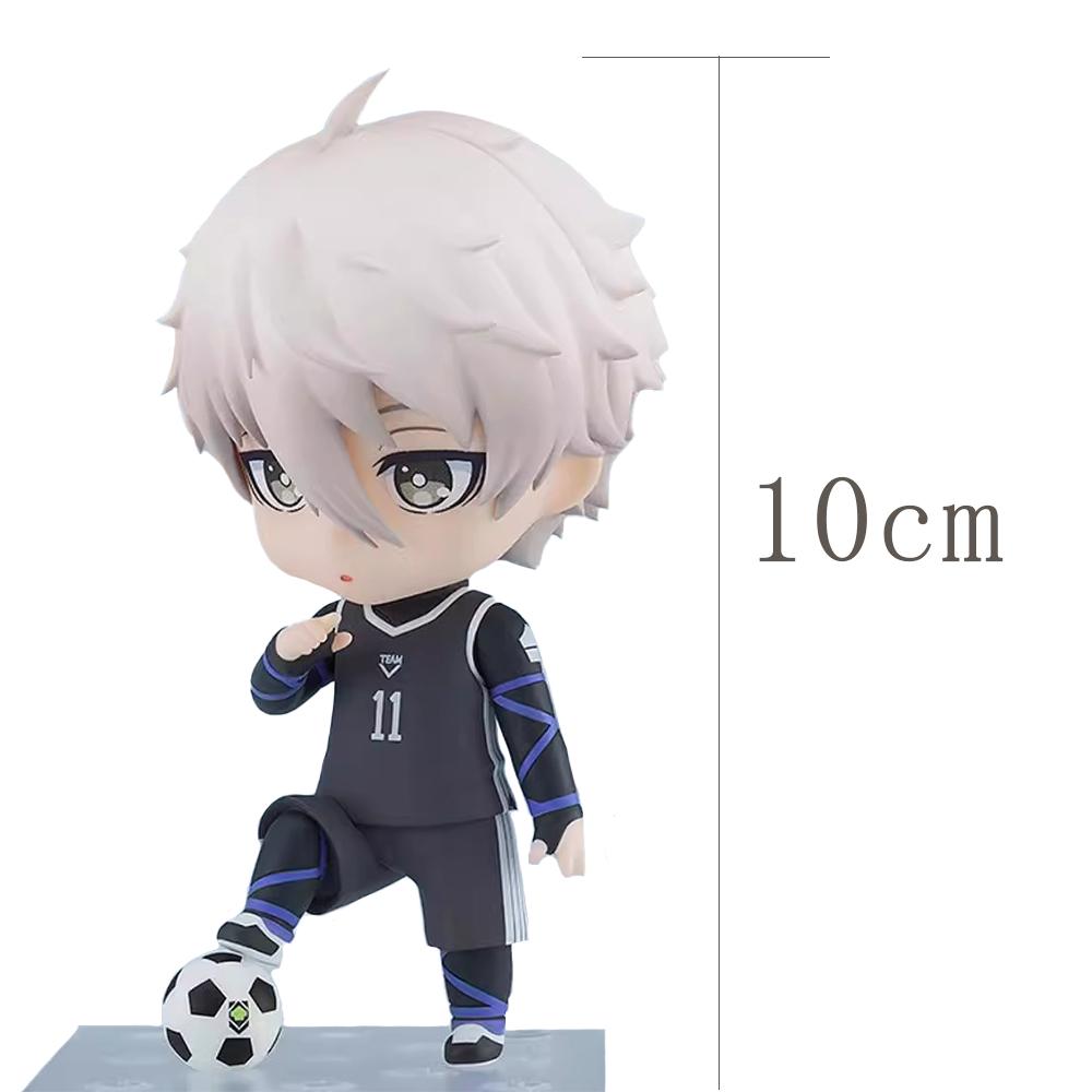 Anime Seishiro Nagi figure Mikage Reo Rin Itoshi action figure Isagi Yoichi Figure Football Boy Collectible Toy Amine Xmas Gift 10CM