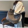 Large Capacity Women's Canvas Tote Bags Commuter Casual Ladies Travel Handbags Simple Multi-pocket Durable Female Shoulder Bag