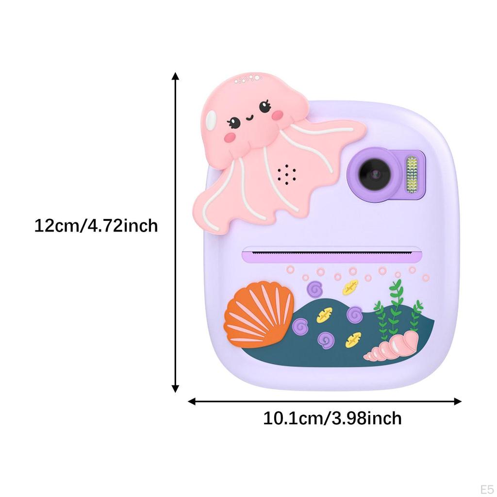 Kids Camera 2.4 inch Screen Digital Photo Printing Instantly for Family Holiday Gatherings