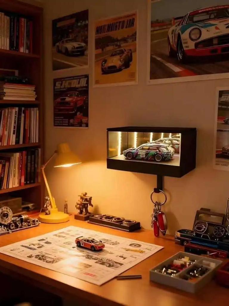 Nuevo Llavero Infinito para Garaje Decoración del Hogar Espejo Sensor de Luz Gancho para Llave de Garaje Regalo para Amigos
