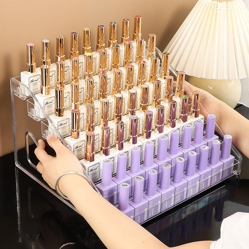 Acrylic Multi-layer Nail Polish Display and Storage Rack