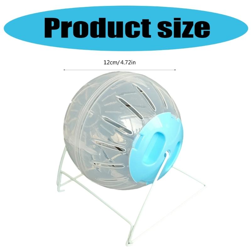 Quiet Activity Wheel For Hamsters Exercise Roller Ball Toy With NonSlip Base Active Pet Entertainment Accessory