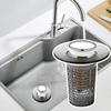 Pop Up Sink Drain Strainer Bathroom Bouncing Sink Filter Anti-clog Press Pop Up Core Drain Filter for Shower Kitchen Laundry