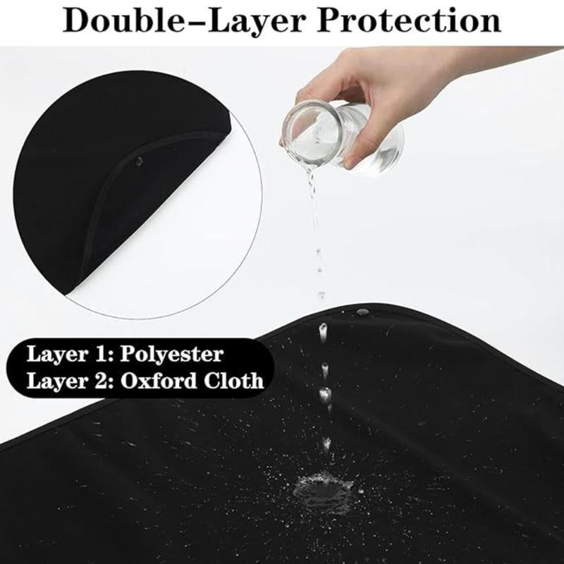 Washable and Easy to Clean Adult Bib for Seniors Waterproof Full Protections Comfortable Polyester Design