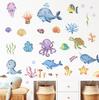 Umely Wall Stickers for Height Glass Sea Wallpaper Stickers Kids' Rooms, Chart, Animals, Giraffe, Creatures, Nursery, Jellyfish, Kindergarten, Boys,