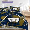 Pumas UNAM Pattern Bedding Quilt Set Quilt Cover Pillowcase Home Decoration Birthday Gift (1 * duvet cover + 2 * pillowcase, without core)