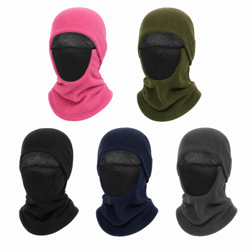 Windproof Balaclava Hat Thermal Full Face Mask Helmet Lining Ear Protection Hat Outdoor Activities