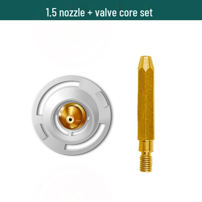 Accesorii Pistol de Vopsit Electric Fujiwara: Oale din aluminiu și plastic, Corp pistol, Duza, Miez ventil, Baterie litiu, Inel de etanșare, Corn de oaie, etc.