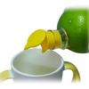 2Pcs Manual Lemon Squeezer Fruit Juicer with Built-in Filter BPA-Free Citrus Juicer with Lid Portable Lime Juicer