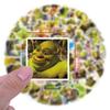 120 Sheets Shrek Cartoon Graffiti Stickers for Notebooks & Luggage