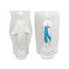 3D Retro Virgin Mary Sculpture Silicone Mold Diy Classical Cake Chocolate Mold Fortune  Soap Mould for Godmother Gift