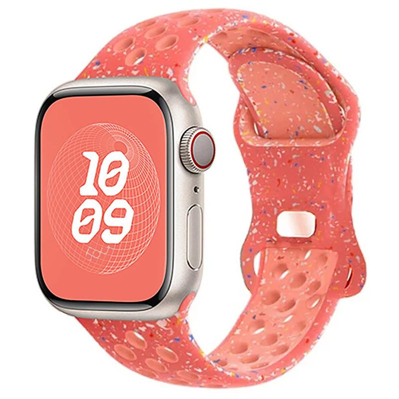 Sport Strap Colored Particles Rubber Band for Apple Watch 49mm 46mm 45mm 44mm 42mm 41mm 40mm  for IWatch 11 10 9 8 7 6 5 4 3 SE