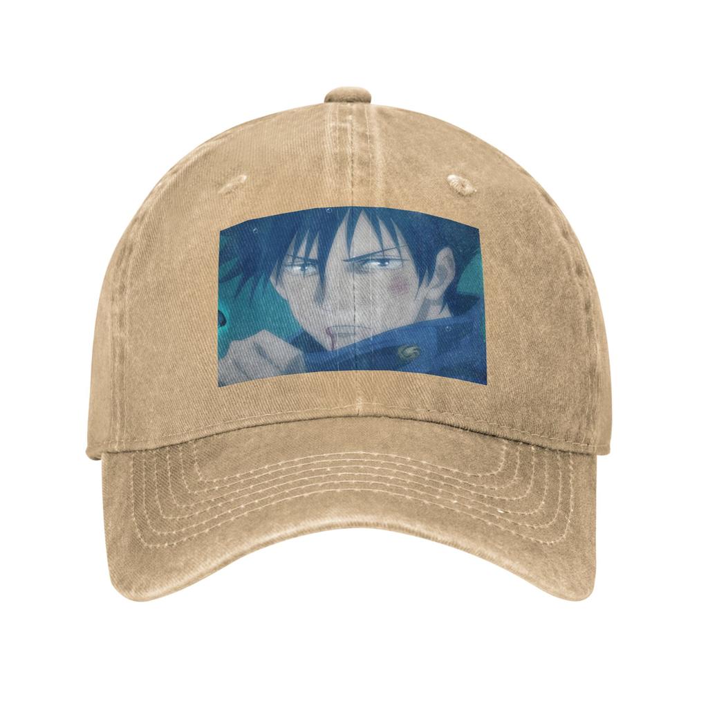 Megumi Besto Friendo Jujutsu Kaisen Sukuna Anime Washed Denim Cap Casual Baseball Caps Hat Summer Unisex Baseball Hats