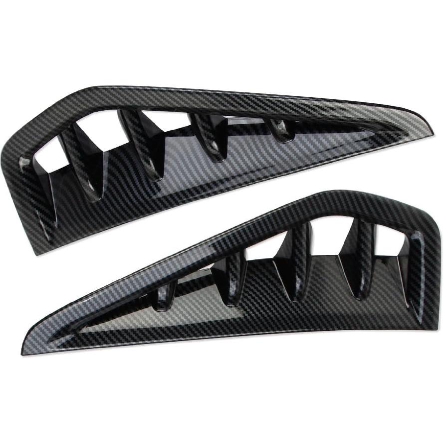 Korlot Side Body Vent Cover Trims Accessories for 2021-2026 RAM 1500 TRX/RHO (Carbon Fiber Style)