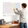 Großer Wandkalender 2026 29x20 Zoll mit Stickern Monatsplaner für Büro Zuhause Schule Stundenplan-Organisator Notizbrett