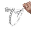 Silver Adjustable Dragonfly Ring Silver 925