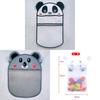 Childrens Bathroom Mesh Storage Bag Waterproof Hanging Toy Organizer For Bathtub Use