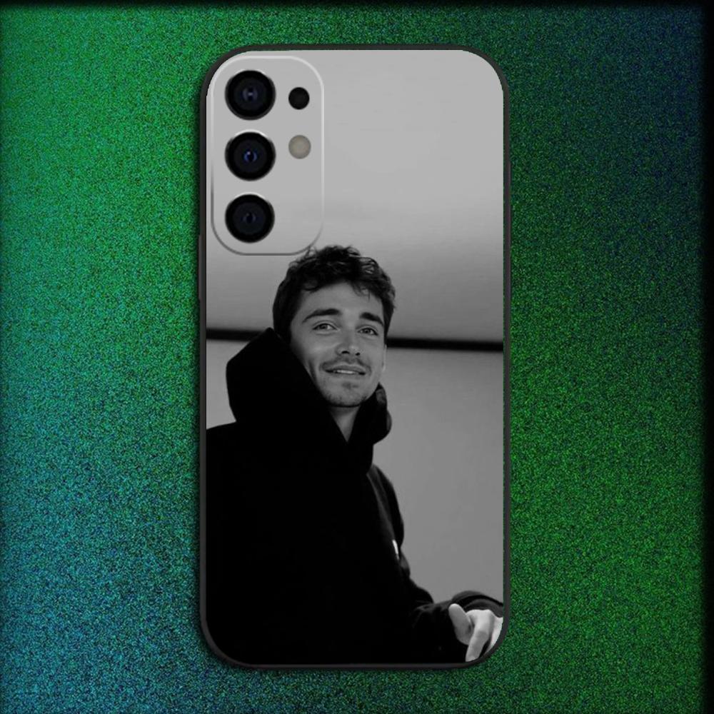 Racing Driver C-Charles Leclerc Phone Case For Samsung S25,S24,S21,S22,S23,S30,Ultra,S20,Plus,Fe,Lite,Note,10,9,5G Black Cover