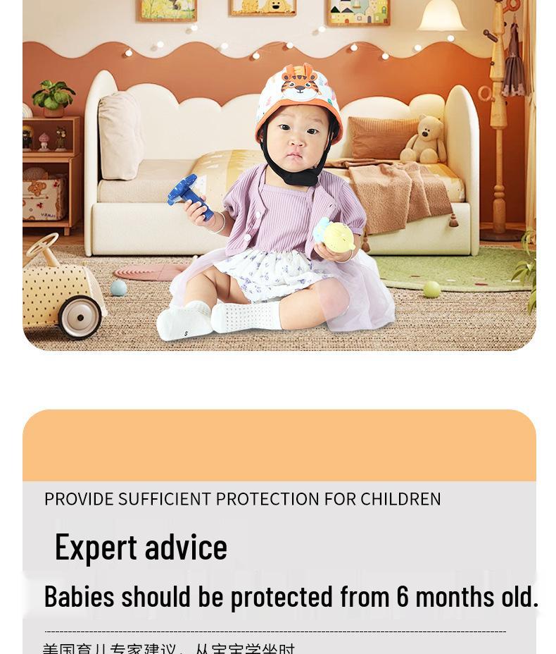 Infant Anti-fall Protection Helmet: Safety Hat for Crawling and Walking Babies