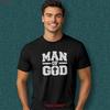 Christian T Shirt Man of God Apparel Men Dad Jesus Bible Verse Vintage Washed Top For Everyday Wear Breathable Homme Unisex
