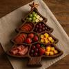Platter Christmas Tree Wooden Serving Plate for Kitchen and Daily Use Top Sale