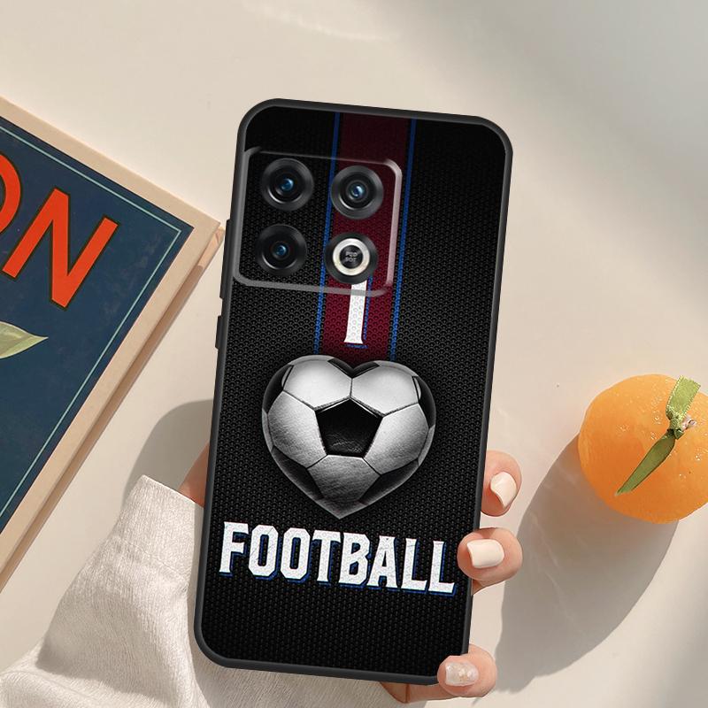 Football Soccer Ball Case For OnePlus 13T 10T 10R 12R 13R 15 13 12 11 10 9 Pro Nord CE 5 2 3 4 Lite N20 N30 Cover