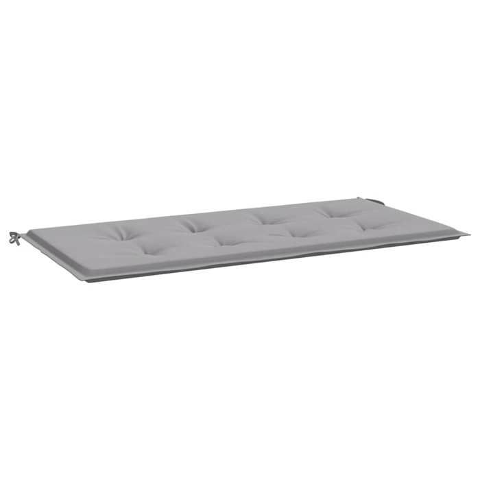 VidaXL Coussin de Banc de Jardin, Coussin de Siège de Salon, Coussin de Meuble de Terrasse, Coussin d’Assise Extérieur, Gris 43193