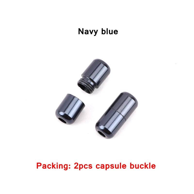 15Color Aluminum capsules Lock Buckle For men and women kids Sneaker Lace Lock buckle Kits Shoelace Lock Accessories Buckle