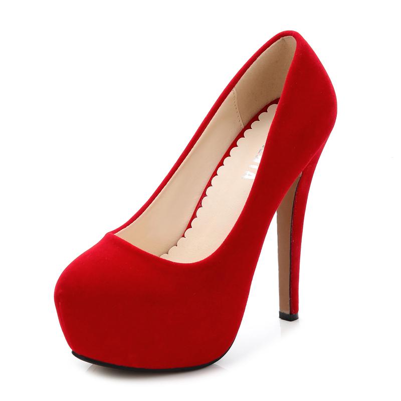 Fashion Comemore Sexy Platform High Heels Women's Leisure Heel Shoes 14cm Luxury Pumps Stilettos Shoes Footwear Woman 2025 Large Size 46