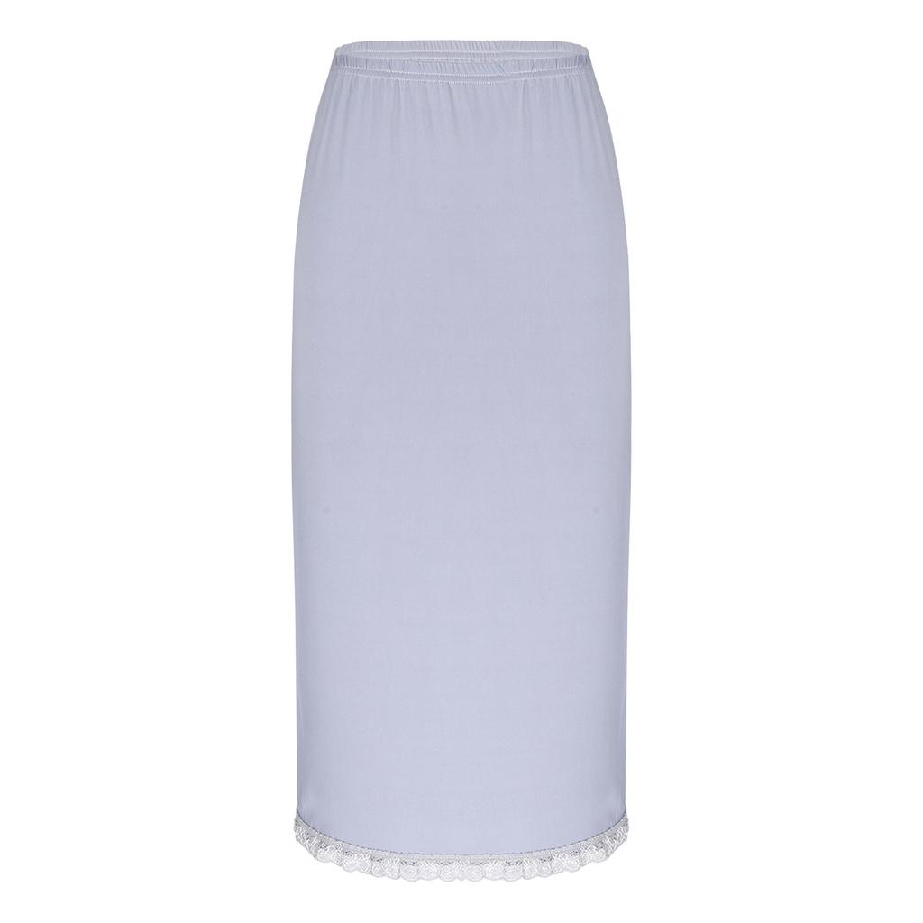 Summer Casual Mini Skirt Ladies Basic Skirt Underdress Half Slips Petticoat Underskirt