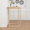 Vidaxl Stolik Barowy, 80X80X110 Cm, Lite Drewno Sosnowe