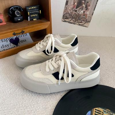 Chaussures de planche confortables et respirantes pour femmes, nouveau produit d'automne, chaussures de sport décontractées à la mode pour filles, baskets à plateforme