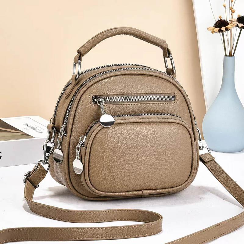 Women handbag and purses PU Leather Crossbody Shoulder Bags small vintage Multi-layer Lady Totes Cell phe Wallet borsa