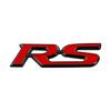 1pcs 3D Metal Car Letters Sticker RS Logo Sport Emblem Badge Auto Accessories