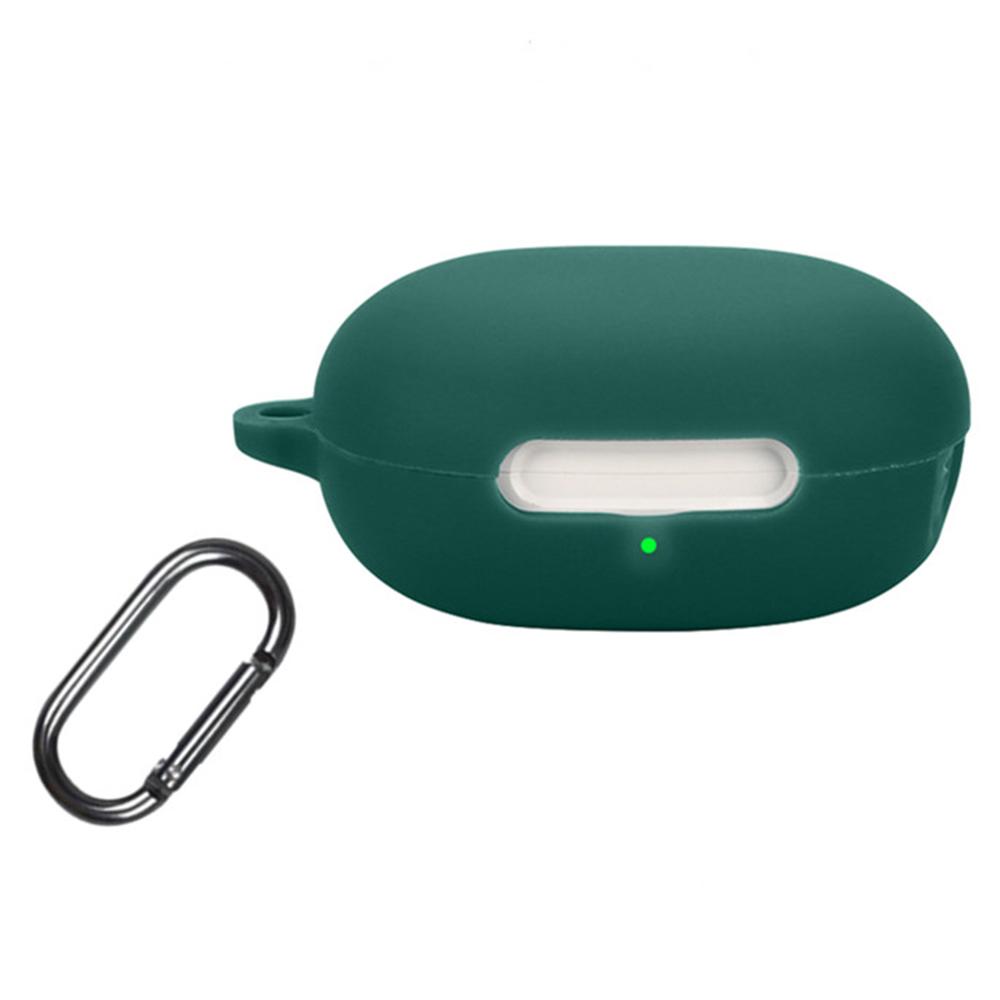 

Для QCY AilyBuds E10 Силиконовый чехол Защитный чехол для беспроводных наушников с защитой от потери Blackish Green