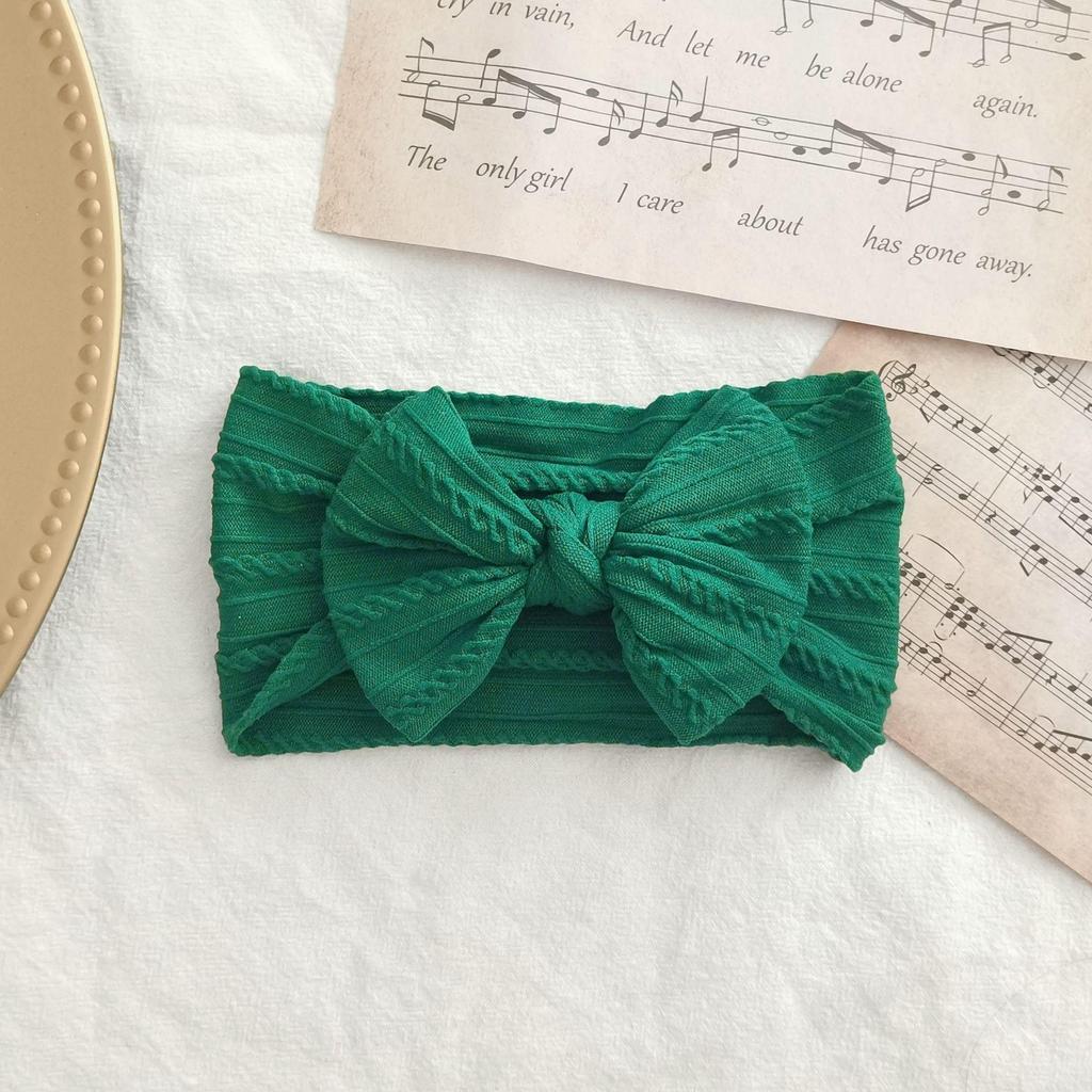 European & American Elastic Nylon Bow Baby Headband Hair Accessories