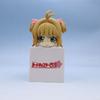 10cm Animated Cardcaptor Sakura Q Version Poseable Figures 3 Styles Adorable Lying Kinomoto Sakura Replica Desktop Ornament Assortment Present