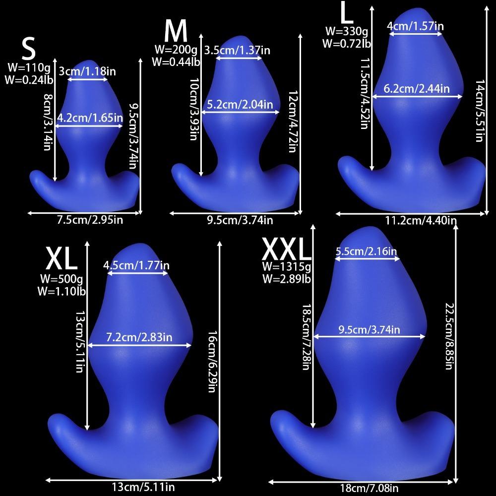 Silicone Anal Plug Wearable Butt Plug for Outdoor Use Anal Dilatation Adult Toy