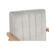 Fauteuil - Naturel Gris Beige - 63 x 68 x 81 cm - Pin - Blanc