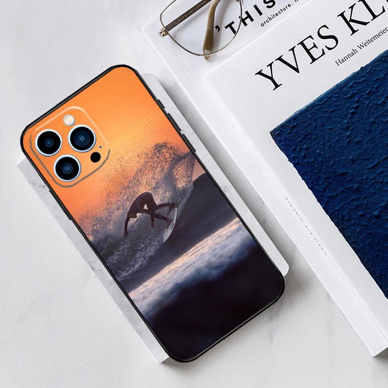 California Surfing Waves Case For iPhone 17 Air 15 14 13 12 11 16 Pro Max Mini 16 15 Plus 16e Funda Silicone Cover