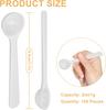 100 Stück Mini-Messlöffel Kunststoff 2 ml/1 g Kosmetikpulver Glitzer Gewürzlöffel für Gartenbau Düngung Küche Kochen