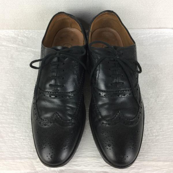 80'ler-90'lar Vintage REGAL HERITAGE Kanat Uçlu Tam Delikli İş Ayakkabısı Siyah beden 25.0 Erkek(KULLANILMIŞ)