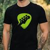 Unisexs Guitar Gift Pick Motif Cotton Tshirt Size Xs To 5xl