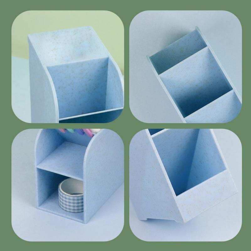 Office Pen Holder Pencil Holder Cup Paint Brush Organizer Cosmetic Organizer Box