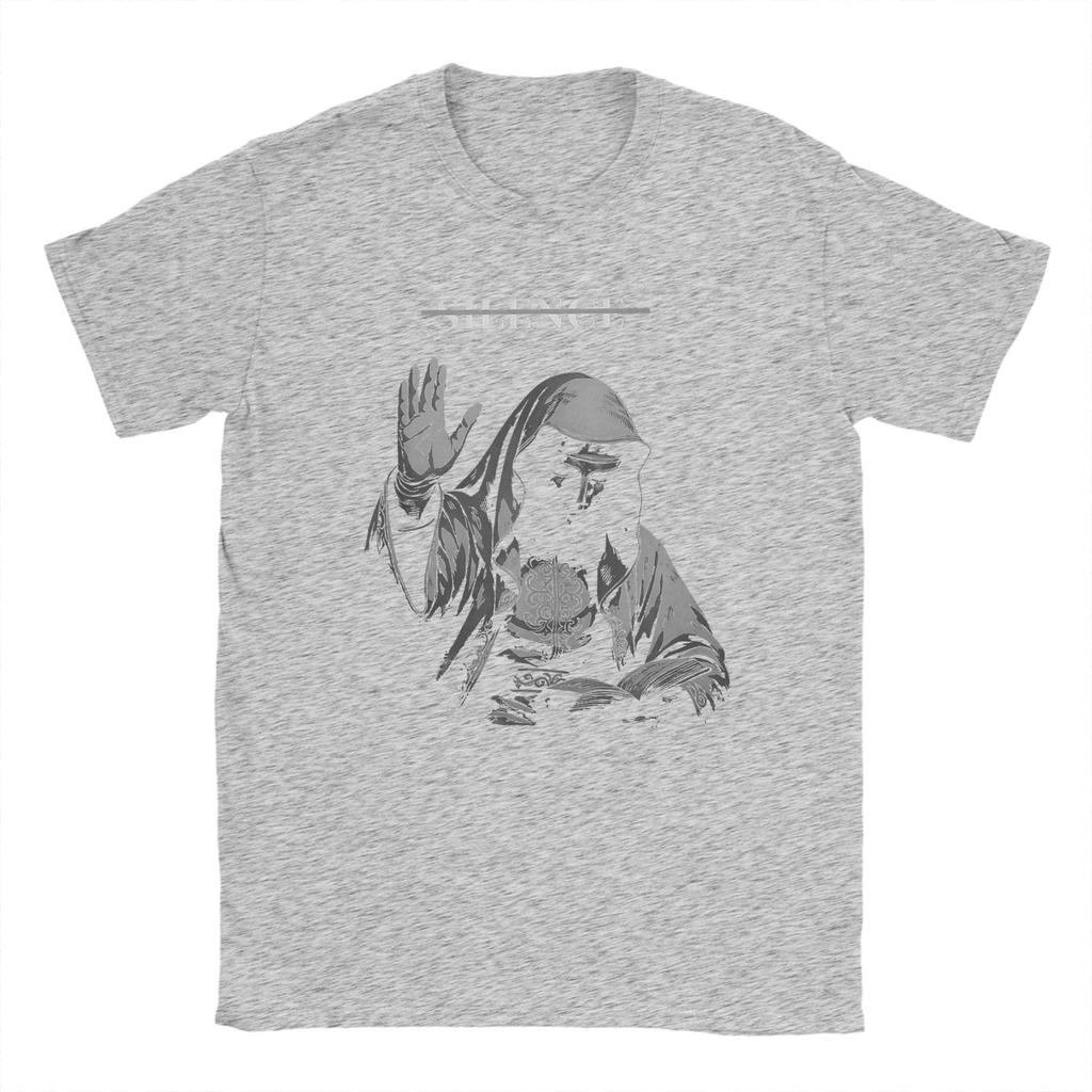 Funny Sliver Mask King Baldwin IV Meme The Leper King TShirt Unisex Round Neck Cotton T Shirts Short Sleeve Tees Printed Clothing