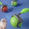 Cat Interactive Toys Automatic Rolling Ball with Faux Tail Rechargeable Smart Electric Pet Toy Dog Cat Teaser Training Supplies